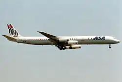 DC-8-63 der ASA – Air Starline