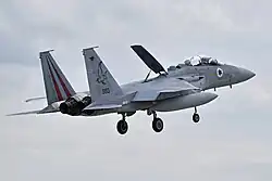 Zweisitzige F-15D Eagle Baz der 106. Staffel „Spearhead“ auf Tel Nof, August 2019