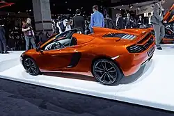 MP4-12C Spider (Heckansicht)