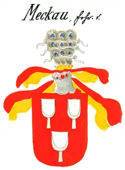 Wappen der Freiherren von Meckau (Meggau)