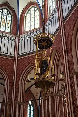 Doberaner Münster, gemaltes Triforium, Hochgotik Ende 13.&nbsp;Jh.