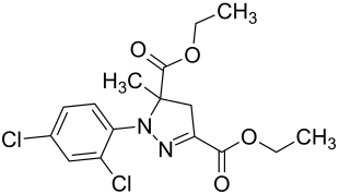 Strukturformel von Mefenpyr-Diethyl