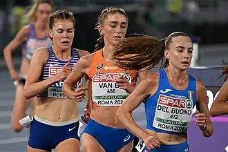 Federica Del Buono (vorne) bei den Europameisterschaften 2024 in Rom