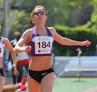 Meghan Beesley Rang drei in 55,41&nbsp;s