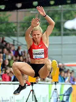 Bronzemedaillengewinnerin Lilli Schwarzkopf, drei Punkte fehlten ihr zum Silberrang – 2012 wurde sie Olympiazweite