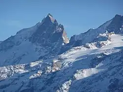 Gipfel der Meije im Winter