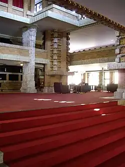 Detail: Eingangshalle in Meiji Mura