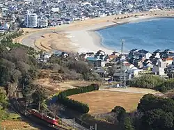 Streckenverlauf entlang der Mikawa-Bucht