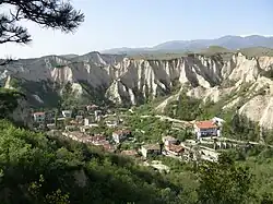 Stadt Melnik und Kloster Roschen