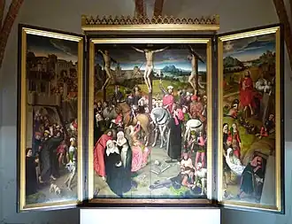 Kreuzigungsretabel, Greveraden-Altar (Hans Memling)