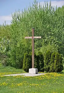 Schlichtes Holzkreuz