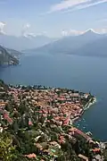 Aussicht von Menaggio aus Monte Crocetta