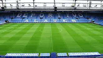 Tribüne des Estadio Mendizorrotza (September 2016)