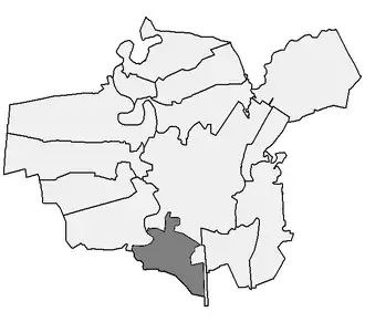 Lage Schwefingens in Meppen