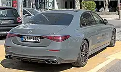Heckansicht der AMG-Version