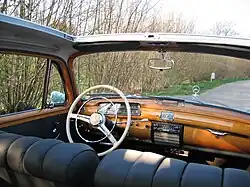 Innenraum eines Mercedes-Benz 220&nbsp;SE (W&nbsp;128, Baujahr 1959)