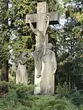 Hochkreuz auf dem Neuen Friedhof, Köln-Rodenkirchen, um 1941