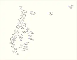 Plan des nördlichen Pyramidenfeldes