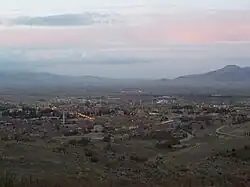 Eine allgemeine Ansicht der Stadt Mérouana