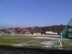 Der neue Kunstrasenplatz