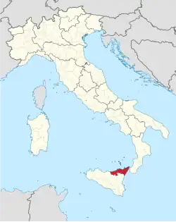 Lage innerhalb Italiens