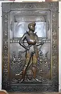 Bronzeepitaph Gottfried Werners in der Stiftskirche St. Martin