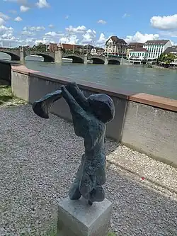 Metamorphose-Plastik 1960. Von Helene Balmer (1924). Garten der Alten Universität Basel. Rheinsprung 11, Basel-Stadt