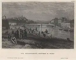 Die Brücke ca. 1838