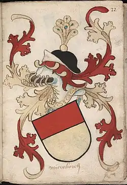 Wappen von Münzenberg (ca. 1490)