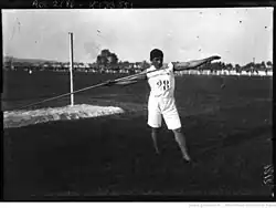 Rang dreizehn für Michalis Dorizas (hier beim&nbsp;Speerwurf)