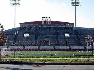 Das IU Michael A. Carroll Track & Soccer Stadium in Indianapolis