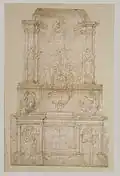 Entwurf eines Wandgrabs für Julius&nbsp;II., Michelangelo zugeschrieben Metropolitan Museum of Art, New York