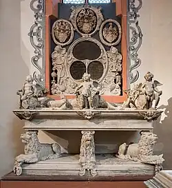 Michelstadt, Stadtpfarrkirche, Epitaph für Graf Friedrich Magnus zu Erbach