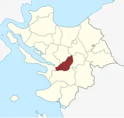 Lage des Balslev Sogn in der Middelfart Kommune