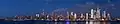 Midtown Manhattan von Weehawken aus in der Nacht gesehen, 2021