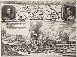 Verbrennen der Suleiman-Brücke