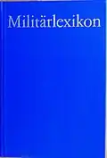 Militärlexikon, Umschlagtitel, 1973