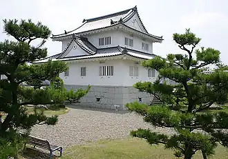 Vorburg, der Eck-Wachturm innen