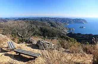 Minami-Izu und Izu-Inseln mit Blick vom Takatoori