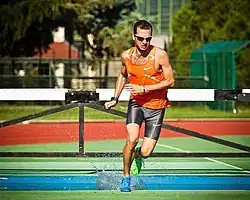 Albert Minczér wurde abgeschlagener Letzter in seinem&nbsp;Vorlauf