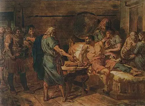 Kusma Minin appelliert an Herzog Dmitri Michailowitsch Poscharski, das Vaterland zu retten (1800)