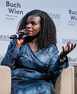 Mireille Ngosso bei der Buch Wien 2022