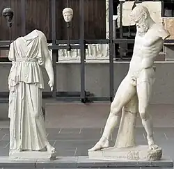 Statuengruppe der Athena und des Marsyas, Vatikanische Museen