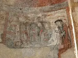 Fresko Grablegung Christi