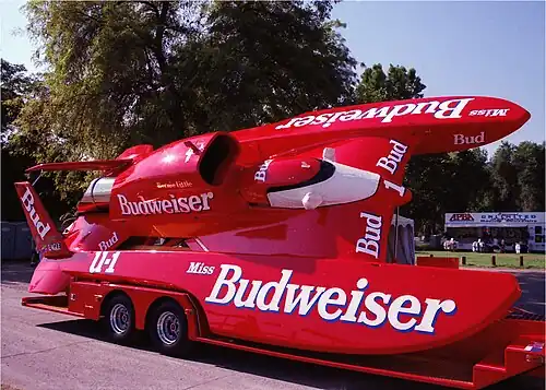 Miss Budweiser, das erfolgreichste Boot in der Geschichte der „H1 Unlimited“, 1963–2004