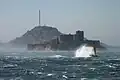 Mistral über der Insel Château d’If vor Marseille