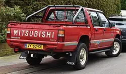 Heckansicht Mitsubishi L200