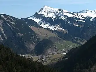 Diedamskopf über Au