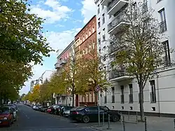 Höhe Arkonaplatz, Richtung Norden