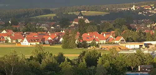 Der nordwestliche Teil von Mitterteich